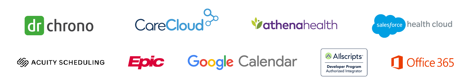 partners-integrations ehrs calendars